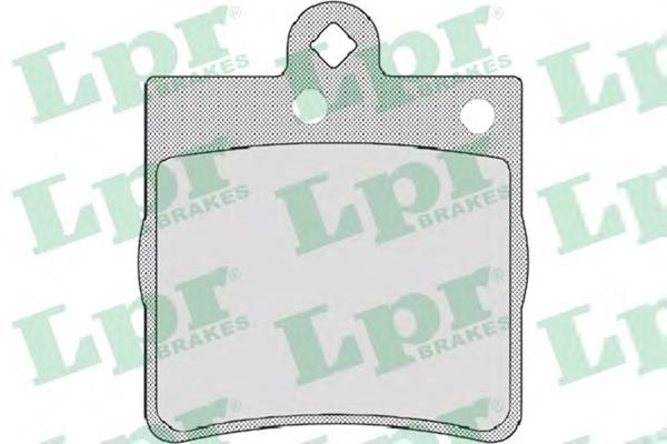 Sapatas do freio traseiras de disco LPR 05P726 preço, a partir de 19,52 USD