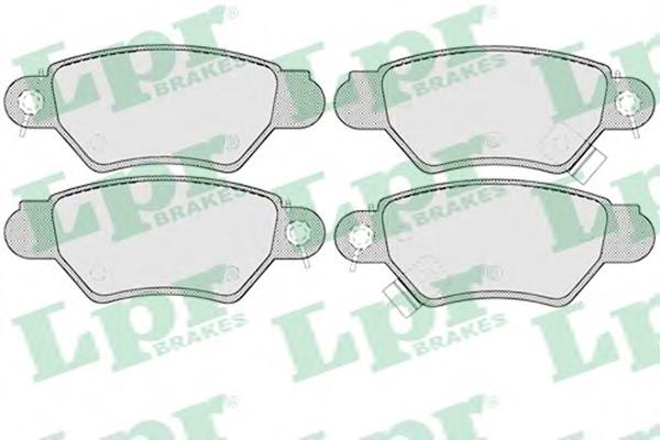 Sapatas do freio traseiras de disco LPR 05P699 preço, a partir de 26,63 USD