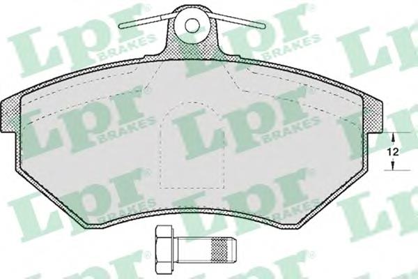 Compre 05P600 LPR Sapatas do freio dianteiras de disco