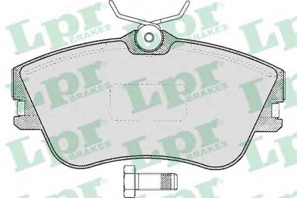 Sapatas do freio dianteiras de disco LPR 05P605 preço, a partir de 33,68 USD