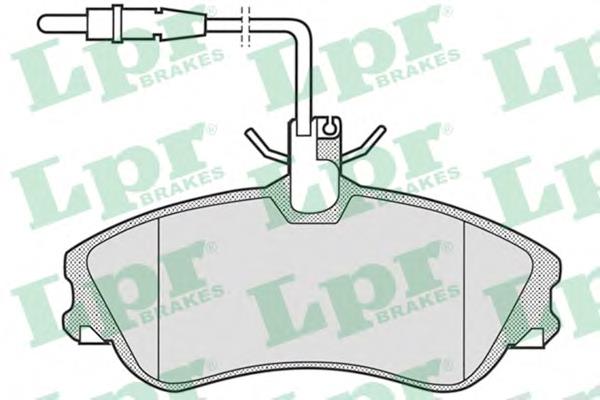Sapatas do freio dianteiras de disco LPR 05P683 preço, a partir de 29,52 USD