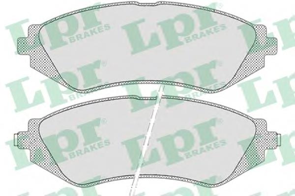 Compre 05P682 LPR Sapatas do freio dianteiras de disco