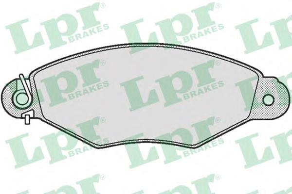 Compre 05P661 LPR Sapatas do freio dianteiras de disco