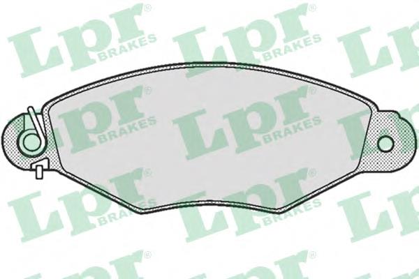 Compre 05P662 LPR Sapatas do freio dianteiras de disco