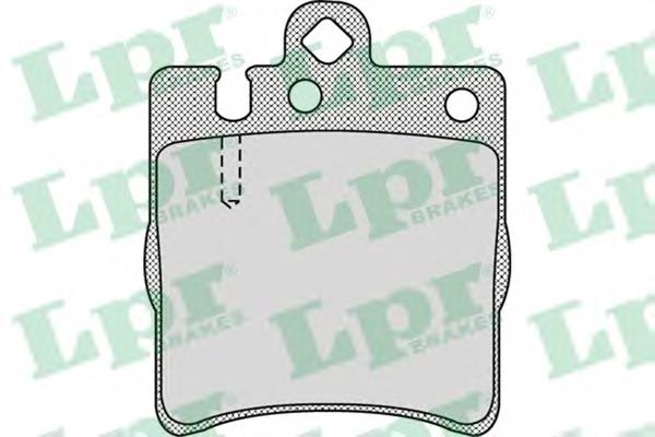 Compre 05P957 LPR Sapatas do freio traseiras de disco