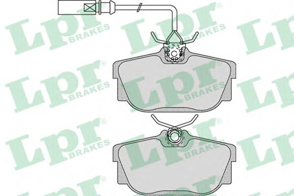 Compre 05P974 LPR Sapatas do freio traseiras de disco