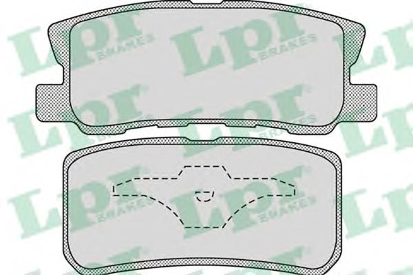 Compre 05P954 LPR Sapatas do freio traseiras de disco