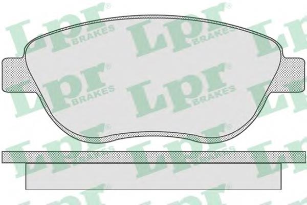 Sapatas do freio dianteiras de disco LPR 05P807 preço, a partir de 26,55 USD