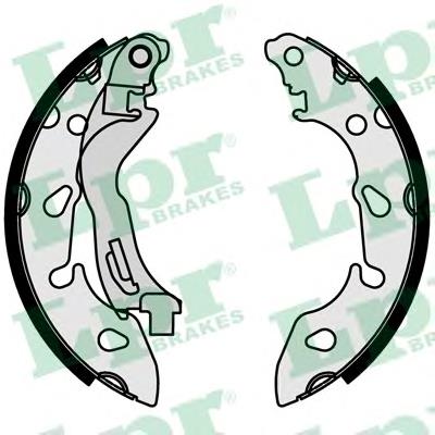 Sapatas do freio traseiras de tambor Fiat/Alfa/Lancia 77366214