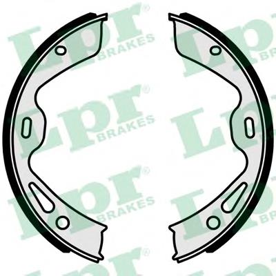 Compre 971698533B Porsche Sapatas do freio de estacionamento
