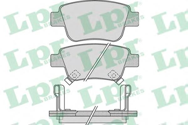 Compre 05P1113 LPR Sapatas do freio traseiras de disco