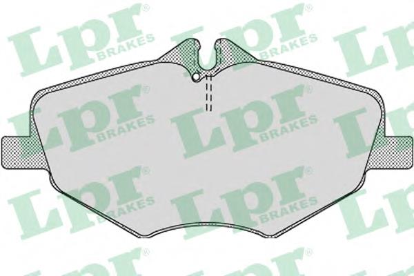 Compre 05P1124 LPR Sapatas do freio dianteiras de disco
