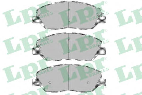 Compre 05P1382 LPR Sapatas do freio dianteiras de disco