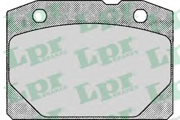 05P127 LPR Sapatas do freio dianteiras de disco