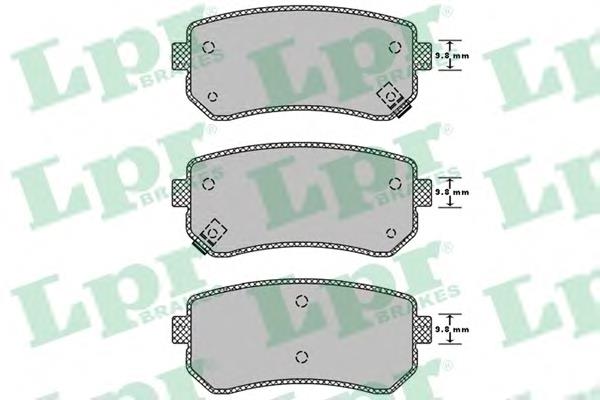 Compre 05P1344 LPR Sapatas do freio traseiras de disco