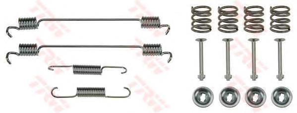 Kit de montagem das sapatas traseiras de tambor A4514230092 Mercedes