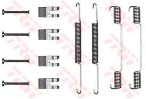  Kit de montagem das sapatas traseiras de tambor BMW 3 sedan (E21) (1975 - 1984) 