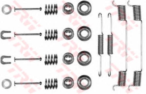  Kit de montagem das sapatas traseiras de tambor Nissan Sunny III sedan (N14) (1990 - 1995) III