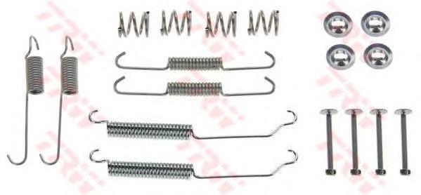 Kit de montagem das sapatas traseiras de tambor 430852 Peugeot/Citroen