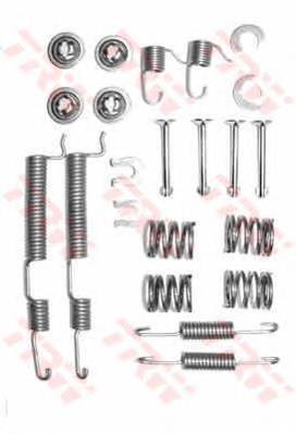 Kit de montagem das sapatas traseiras de tambor Nissan Micra  K10