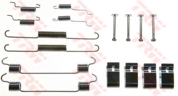 Kit de montagem das sapatas traseiras de tambor 5018535 Ford