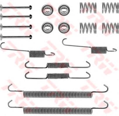 Compre 0000430855 Peugeot/Citroen Kit de montagem das sapatas traseiras de tambor