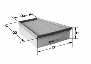 EAF334310 Open Parts Filtro de ar