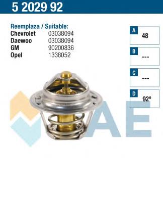 Termostato Metalcaucho 03099 preço, a partir de 10,36 USD