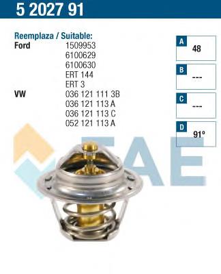Termostato Ford ERT3
