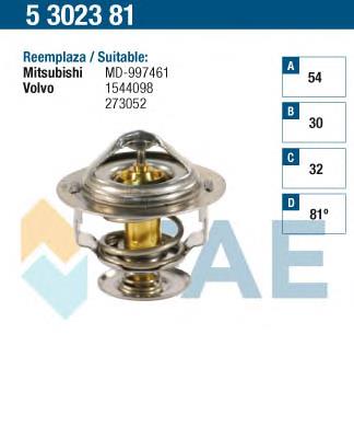 6542383 Ford Termostato