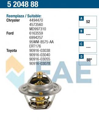 Termostato Ford 6994257 preço, a partir de 10,96 USD