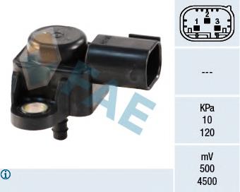 15025 FAE Sensor de pressão no coletor de admissão, MAP