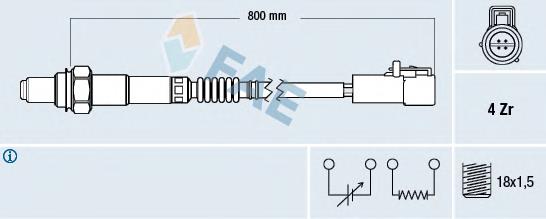 Sonda lambda, sensor de oxigênio depois de catalisador NGK 0038 preço, a partir de 75,24 USD