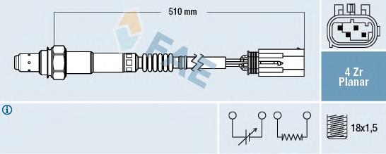Sonda lambda, sensor de oxigênio Magneti Marelli 466016355096 preço, a partir de 70,51 USD