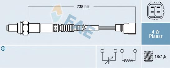 8946552020 Toyota Sonda lambda, sensor de oxigênio