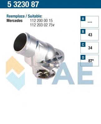 Compre A1122000015 Mercedes Termostato