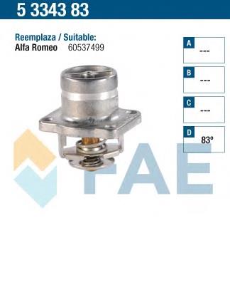 Termostato para Alfa Romeo 33  907A