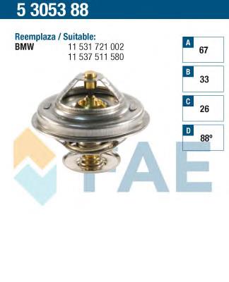 5305388 FAE Termostato