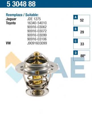 5304888 FAE Termostato