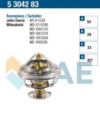 MD997224 Mitsubishi Termostato