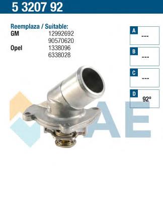 Termostato Opel 1338423