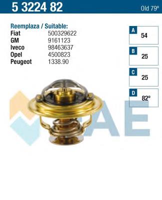 4292856 Fiat/Alfa/Lancia Termostato
