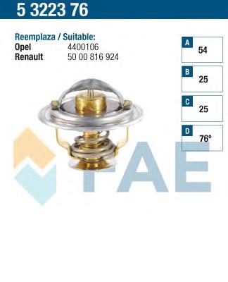 Termostato DT1021V Dayco