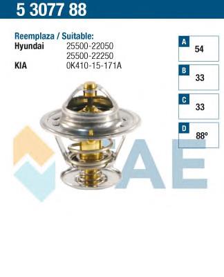 Termostato K41015171A Hyundai/Kia