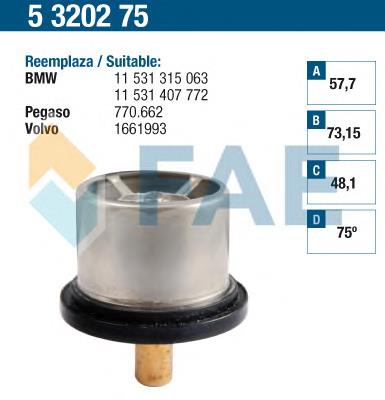 Termostato Denso DTM75459