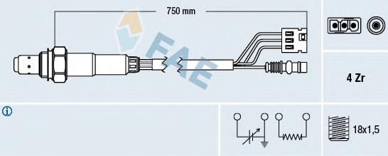 Compre 0005403817 Mercedes Sonda lambda, sensor de oxigênio até o catalisador