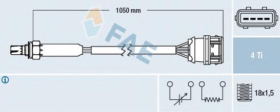 Sonda lambda, sensor de oxigênio até o catalisador FAE 77360 preço, a partir de 147,31 USD