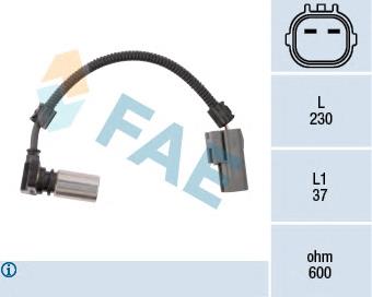Sensor de velocidade VAG 001927321A