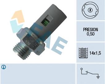 272484 Volvo Sensor de pressão de óleo