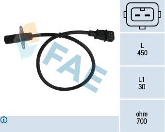 79001 FAE Sensor de posição (de revoluções) de cambota